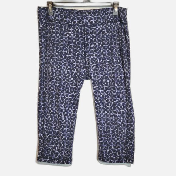 Talbots Blue Cropped Athletic Pants 1X - Picture 1 of 9